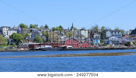 A View Of The Lunenburg, Nova Scotia Waterfront