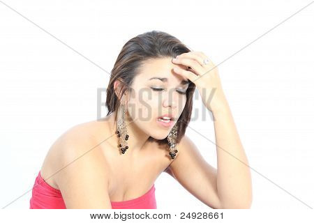 Brunette สวยสีแดง