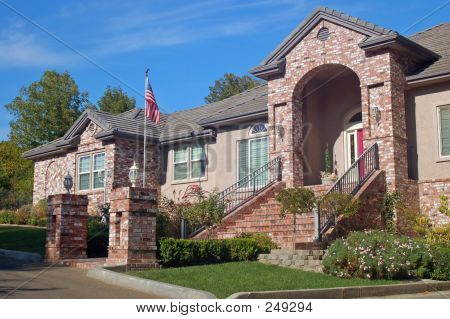 บ้านอิฐในชานเมือง