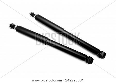 New shock absorber on a white background