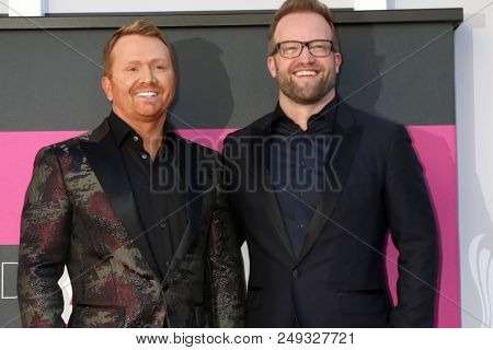 LAS VEGAS - APR 2:  Shane McAnally, Michael Baum at the Academy of Country Music Awards 2017 at T-Mobile Arena on April 2, 2017 in Las Vegas, NV