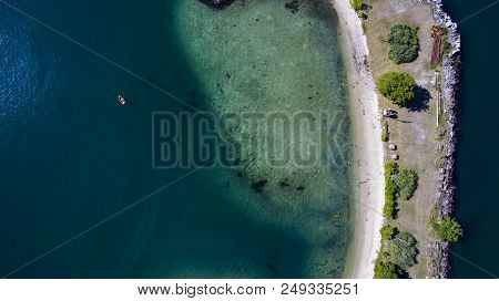 Blue Sea And Wonderful Landscapes, Angra Dos Reis, Rio De Janeiro State Brazil South America