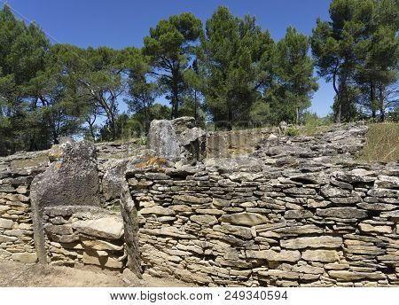 Megalithic Site Of Saint Eugene, Laure Minervois, France, Europe