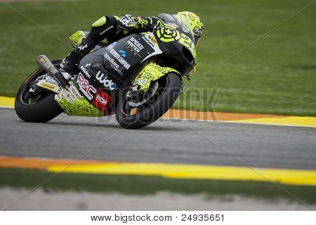 วาเลนเซีย สเปน - 5 พฤศจิกายน: Andrea Iannone ใน motogp Grand Prix ของ Comunitat Valenciana, Ricar