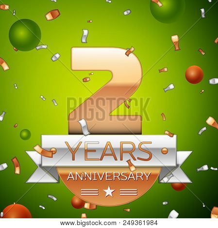 Realistic Two Years Vector Photo Free Trial Bigstock