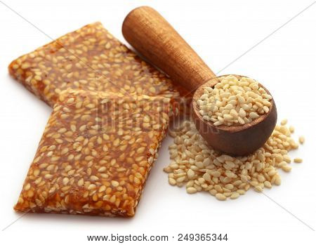 Sesame Caramel Candy Very Popular In Indian Subcontinent