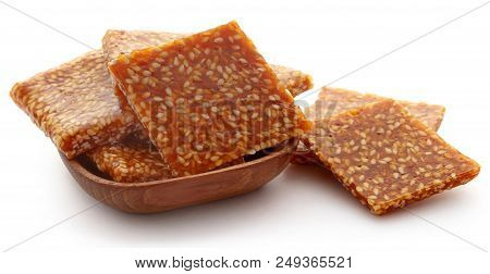 Sesame Caramel Candy Very Popular In Indian Subcontinent