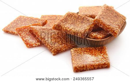 Sesame Caramel Candy Very Popular In Indian Subcontinent