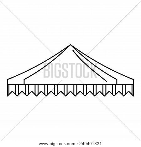 Gazelo Tent Icon. Outline Illustration Of Gazelo Tent Vector Icon For Web Design Isolated On White B