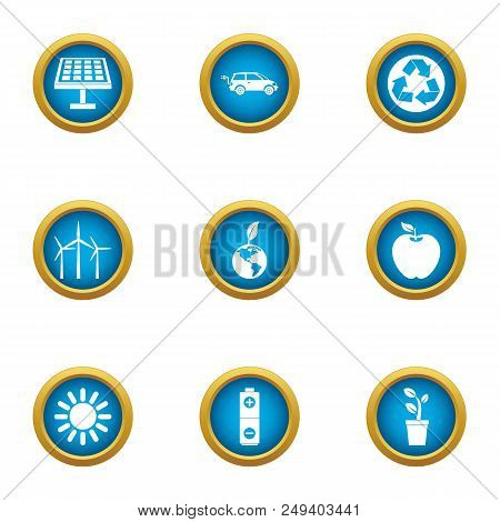 Radiant Icons Set. Flat Set Of 9 Radiant Vector Icons For Web Isolated On White Background