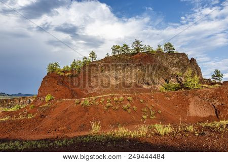 The Colors Of Extinct Vulcano Of Racos, Romania.