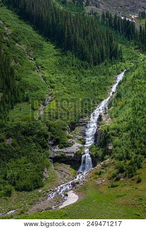 Horseshoe Basin Runoff Pours Down To Henson Creek