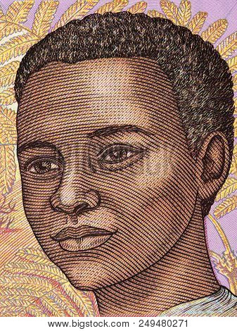 Young Malagasy Man, A Portrait From Malagasy Money