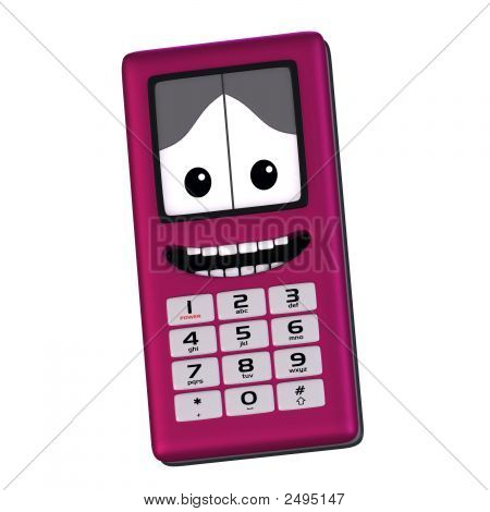 Cartoon Cell Phone
