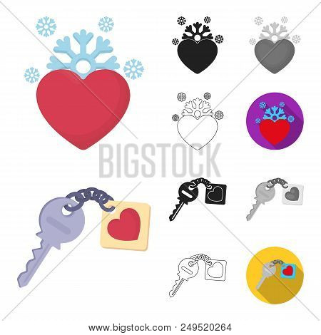 Romantic Relationship Cartoon, Black, Flat, Monochrome, Outline Icons In Set Collection For Design. 
