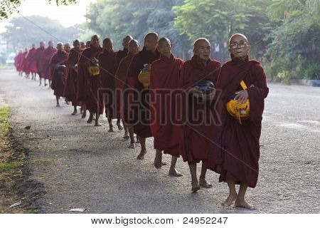 Budista monges Birmânia Myanmar