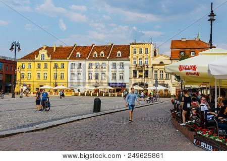 Bydgoszcz, Poland, May 31, 2018: Old Town In Bydgoszcz. Bydgoszcz Is Architecturally Rich City, With