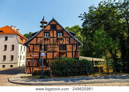 Bydgoszcz, Poland, May 31, 2018: Old Town In Bydgoszcz. Bydgoszcz Is Architecturally Rich City, With
