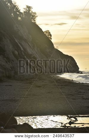 Captivating Beach On The Coast Of Santa Barbara
