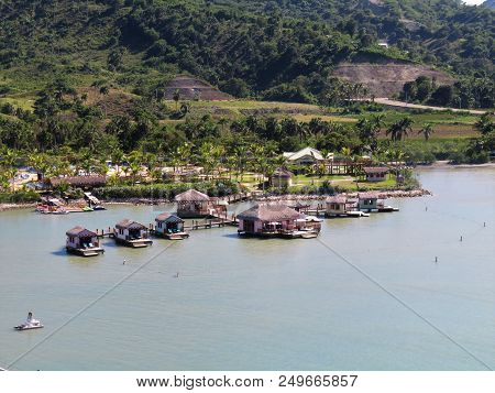 Cabanas On The Water In Amber Cove Cruise Port In Puerto Plata, Dominican Republic