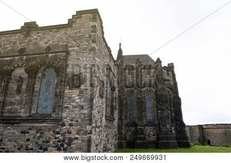 Edinburgh, Scotland - April 2018: The Scottish National War Memorial Housed In A Redeveloped Barrack