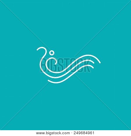Vector Illustration, Graphic Design Editable Design. Active Person With Leafl Logo. Fitness, Sport W