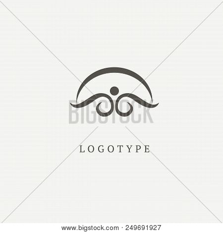 Vector Illustration, Graphic Design Editable Design. Active Person With Leafl Logo. Fitness, Sport W