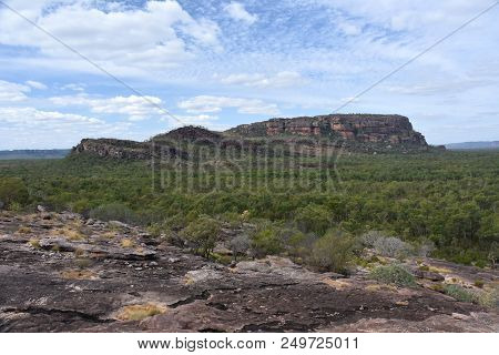 Landscape Of Nourlangie, View From Nawurlandja. Burrungkuy (nourlangie) Region Is Known For Its Worl