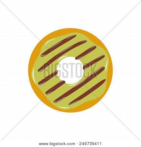 Donut Illustration Vector Isolated On White Background