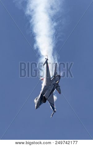 Raf Fairford, Gloucestershire, Uk - July 13, 2014: Belgian Air Component (belgian Air Force) General
