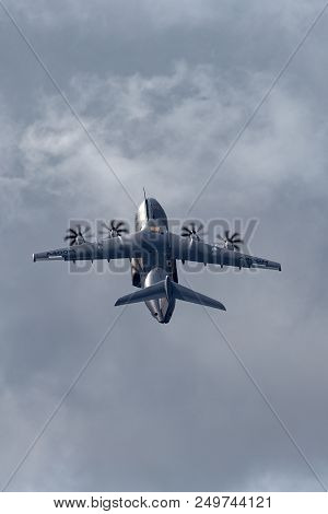 Raf Fairford, Gloucestershire, Uk - July 12, 2014: Airbus Military (airbus Defense And Space) A400m 