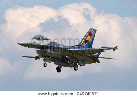 Raf Fairford, Gloucestershire, Uk - July 11, 2014: Belgian Air Component (belgian Air Force) General