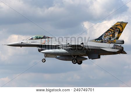 Raf Fairford, Gloucestershire, Uk - July 11, 2014: Royal Norwegian Air Force (luftforsvaret) General