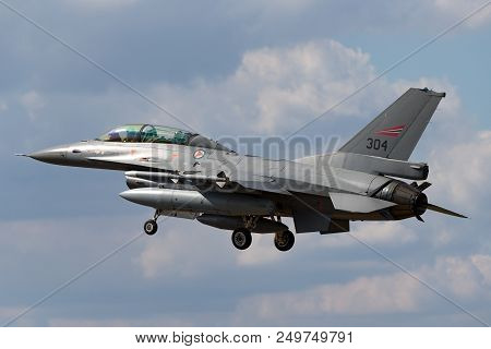 Raf Fairford, Gloucestershire, Uk - July 11, 2014: Royal Norwegian Air Force (luftforsvaret) General