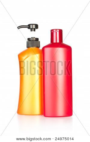 šampon plastové láhve