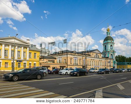 Moscow, Russia - May 12, 2018.yauzskaya Street Is One Of The Oldest Streets Of The City