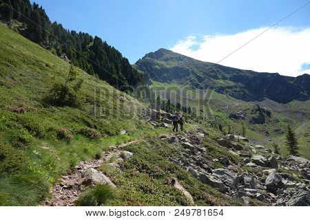 Lagorai Mountain Range In The Eastern Alps In Trentino, Italy