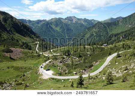 Lagorai Mountain Range In The Eastern Alps In Trentino, Italy