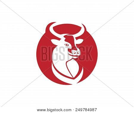 cow head silhouette vector photo free trial bigstock