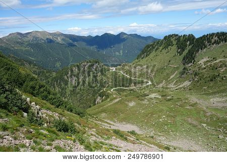 Lagorai Mountain Range In The Eastern Alps In Trentino, Italy