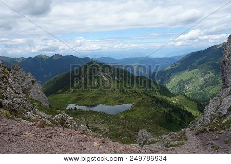 Lagorai Mountain Range In The Eastern Alps In Trentino, Italy