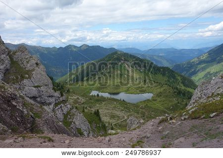 Lagorai Mountain Range In The Eastern Alps In Trentino, Italy