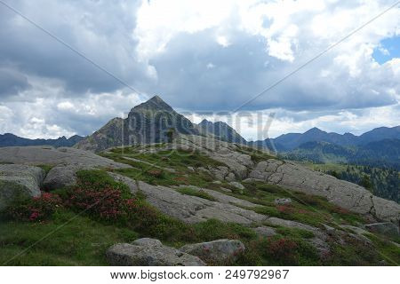 Lagorai Mountain Range In The Eastern Alps In Trentino, Italy