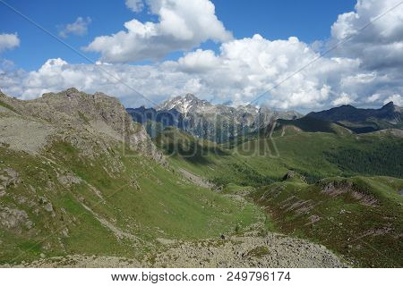 Lagorai Mountain Range In The Eastern Alps In Trentino, Italy