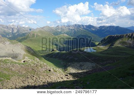 Lagorai Mountain Range In The Eastern Alps In Trentino, Italy