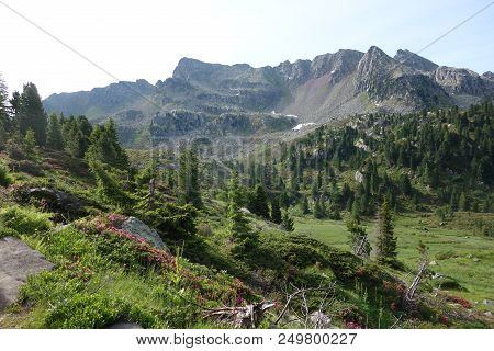 Lagorai Mountain Range In The Eastern Alps In Trentino, Italy