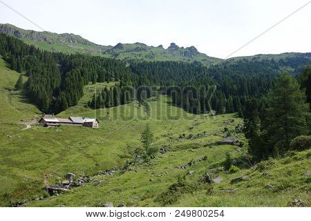 Lagorai Mountain Range In The Eastern Alps In Trentino, Italy