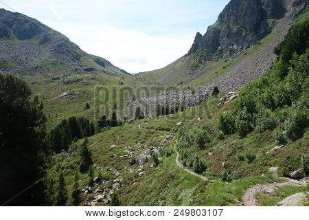 Lagorai Mountain Range In The Eastern Alps In Trentino, Italy
