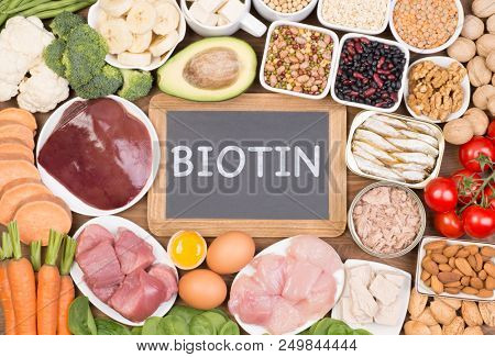Food sources of biotin