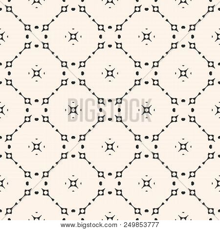 Vector Ornamental Geometric Background With Carved Shapes, Circular Lattice. Stylish Pattern In Arab